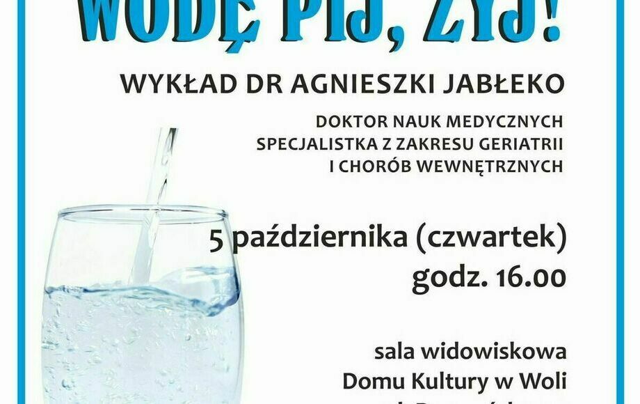 Zdjęcie do WODĘ PIJ, ŻYJ!