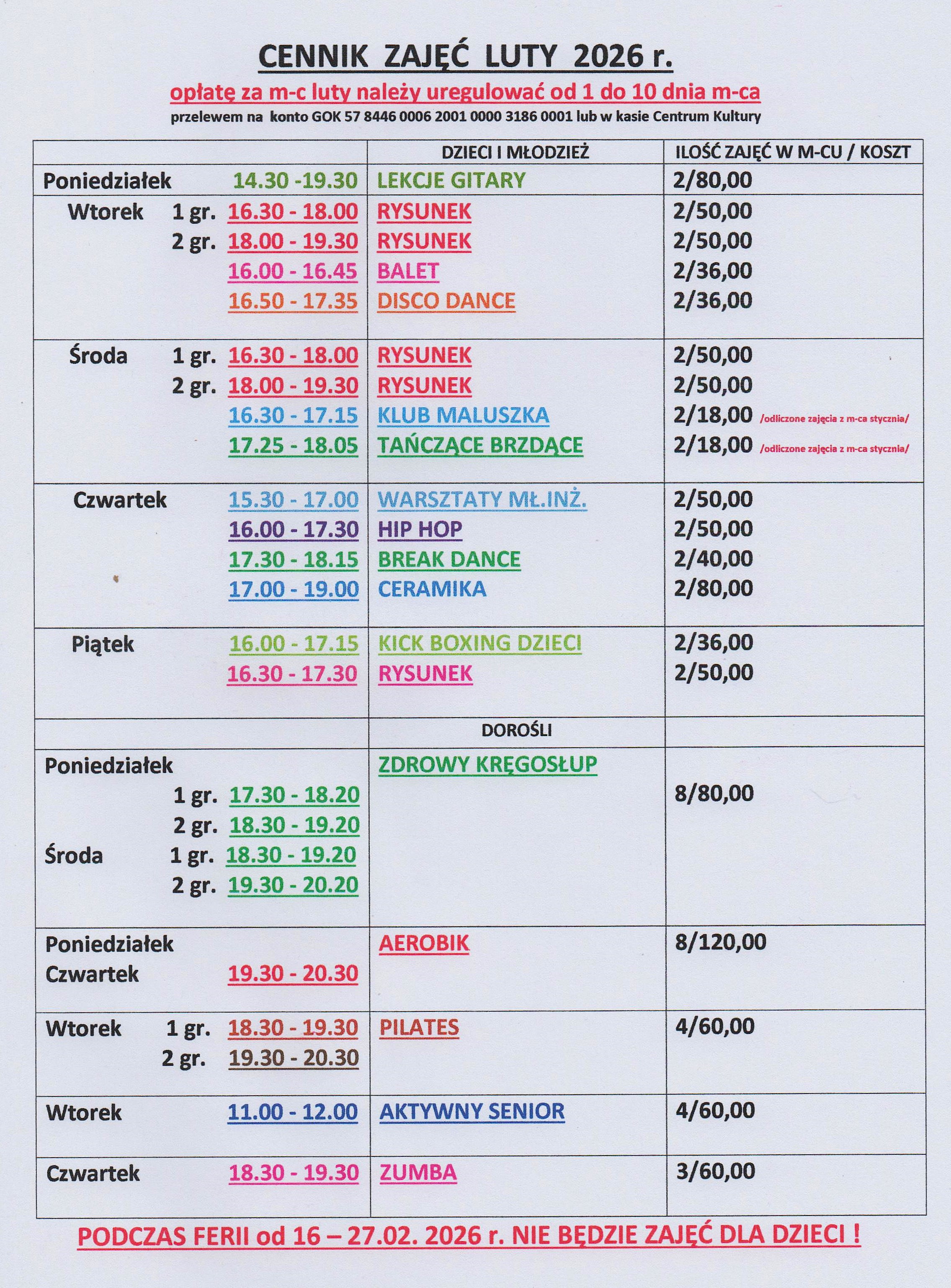 02-2026_CENNIK_ZAJĘĆ_NA_MIESIĄC_LUTY_2026