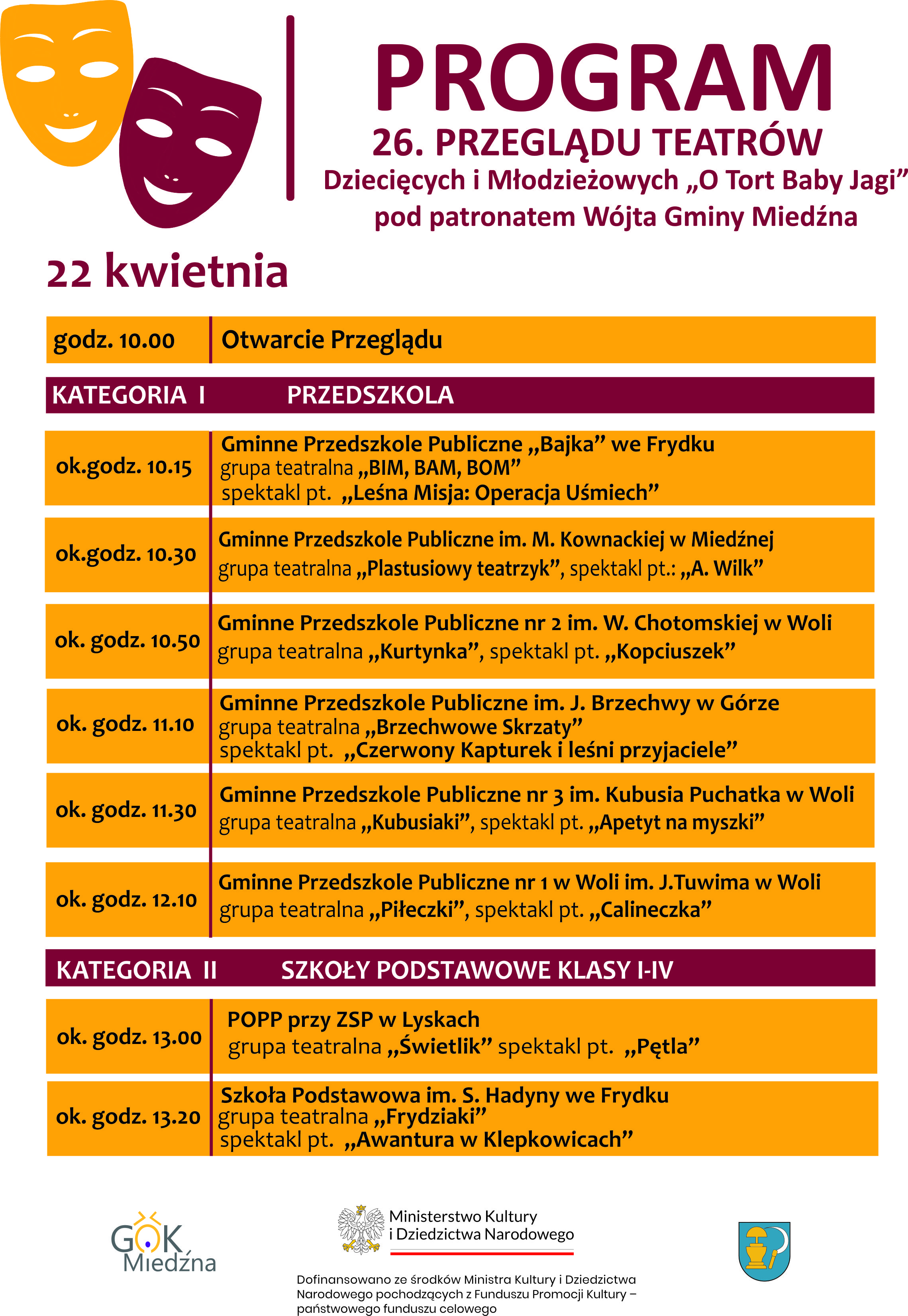 program teatry I