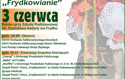 Zdjęcie do Festiwal Folklorystyczny połączony z jubileuszem 50-lecia Zespołu Pieśni i Tańca &quot;Frydkowianie&quot;