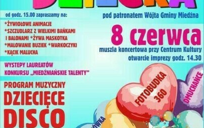 Zdjęcie do Dzień Dziecka pod patronatem W&oacute;jta Gminy Miedźna