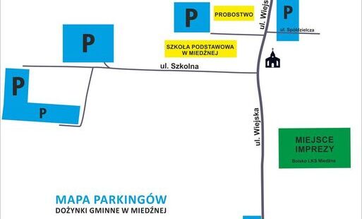 Zdjęcie do Dożynki Gminne - mapa parking&oacute;w 